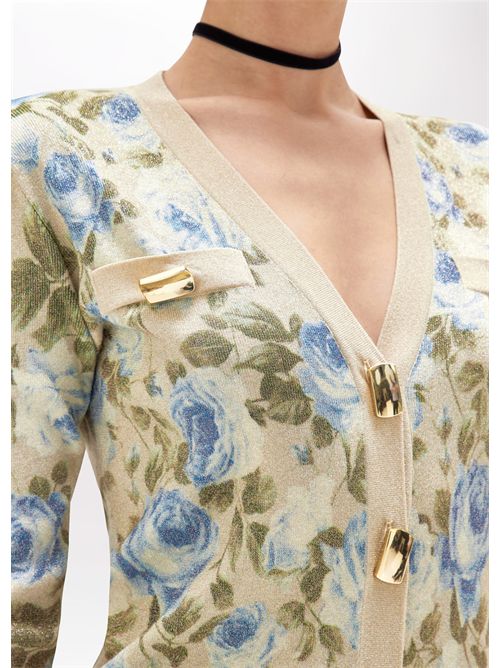 cardigan woman flower BLUGIRL BLUMARINE | RA5016MA29M/C3577